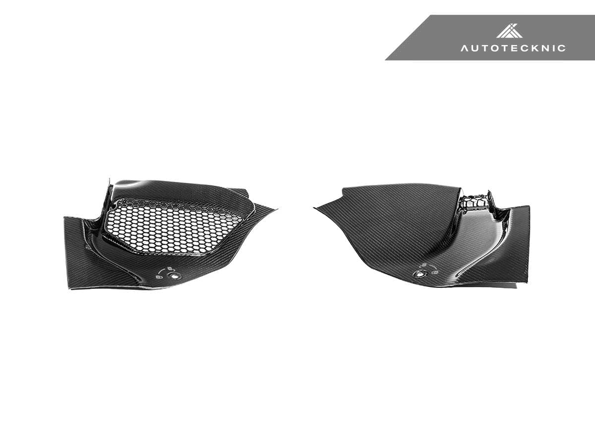 Kies-Motorsports AutoTecknic USA AutoTecknic Dry Carbon Engine Cowl Panel Trim Set - F90 M5