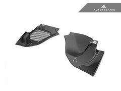 Kies-Motorsports AutoTecknic USA AutoTecknic Dry Carbon Engine Cowl Panel Trim Set - F90 M5
