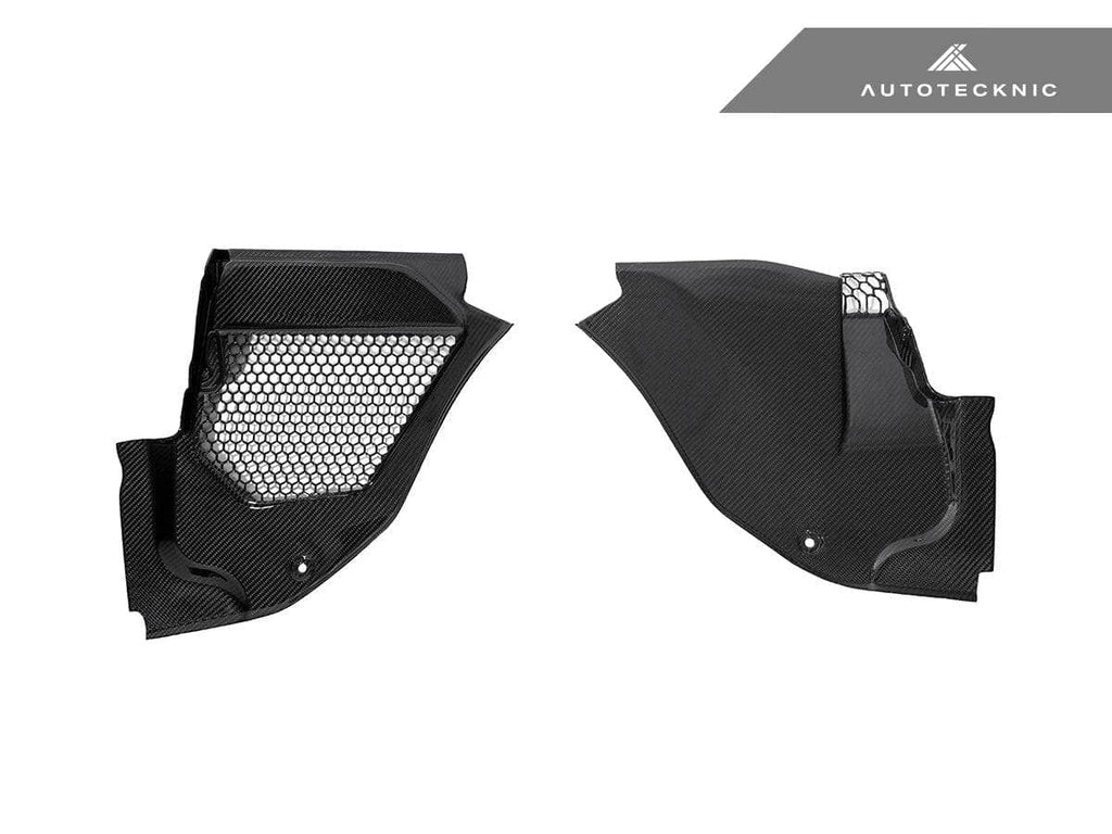 Kies-Motorsports AutoTecknic USA AutoTecknic Dry Carbon Engine Cowl Panel Trim Set - F91/ F92/ F93 M8