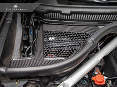 Kies-Motorsports AutoTecknic USA AutoTecknic Dry Carbon Engine Cowl Panel Trim Set - F95 X5M | F96 X6M