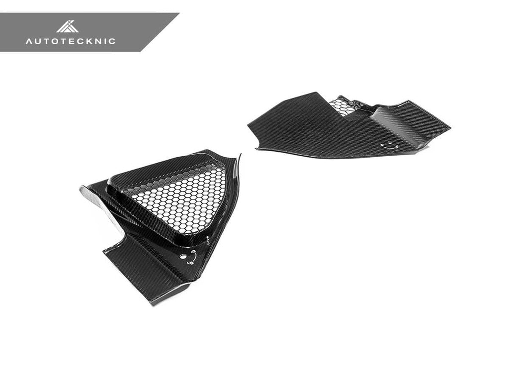 Kies-Motorsports AutoTecknic USA AutoTecknic Dry Carbon Engine Cowl Panel Trim Set - F97 X3M | F98 X4M
