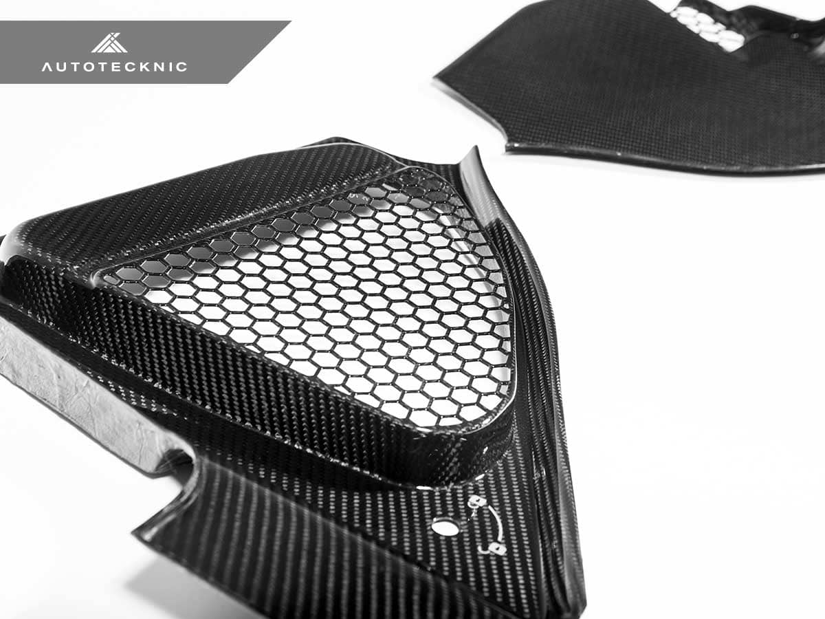 Kies-Motorsports AutoTecknic USA AutoTecknic Dry Carbon Engine Cowl Panel Trim Set - F97 X3M | F98 X4M