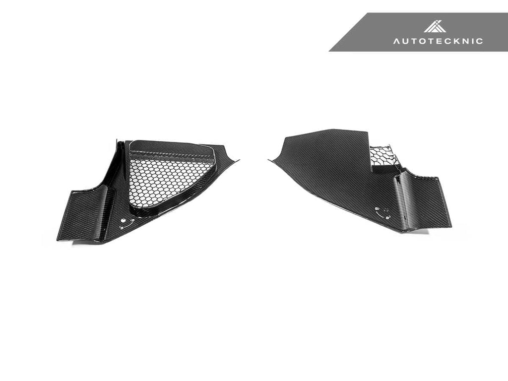 Kies-Motorsports AutoTecknic USA AutoTecknic Dry Carbon Engine Cowl Panel Trim Set - F97 X3M | F98 X4M
