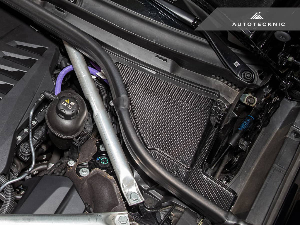 Kies-Motorsports AutoTecknic USA AutoTecknic Dry Carbon Engine Cowl Panel Trim Set - G05 X5 | G06 X6 | G07 X7