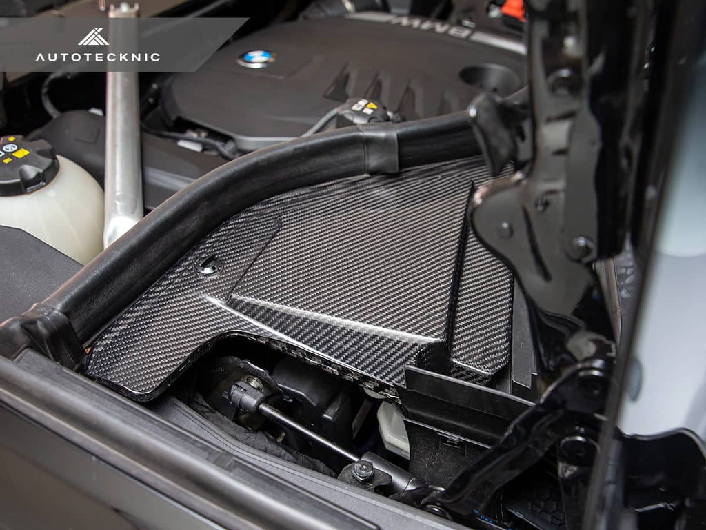 Kies-Motorsports AutoTecknic USA AutoTecknic Dry Carbon Engine Cowl Panel Trim Set - G05 X5 | G06 X6 | G07 X7