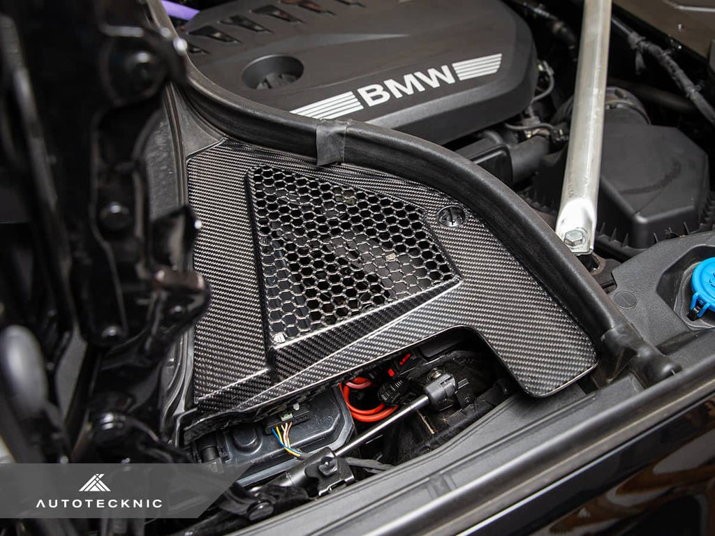 Kies-Motorsports AutoTecknic USA AutoTecknic Dry Carbon Engine Cowl Panel Trim Set - G05 X5 | G06 X6 | G07 X7