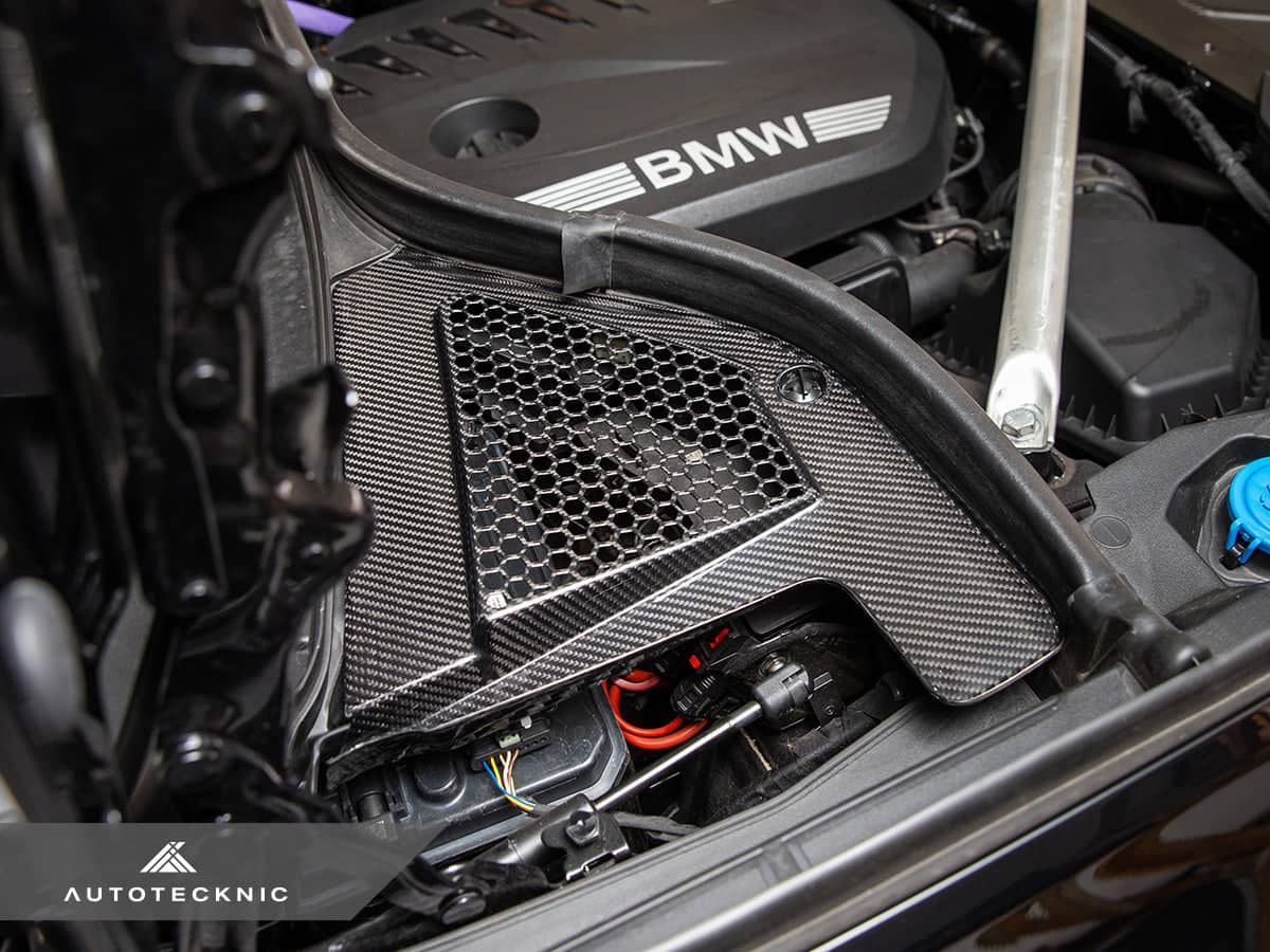 Kies-Motorsports AutoTecknic USA AutoTecknic Dry Carbon Engine Cowl Panel Trim Set - G05 X5 | G06 X6 | G07 X7