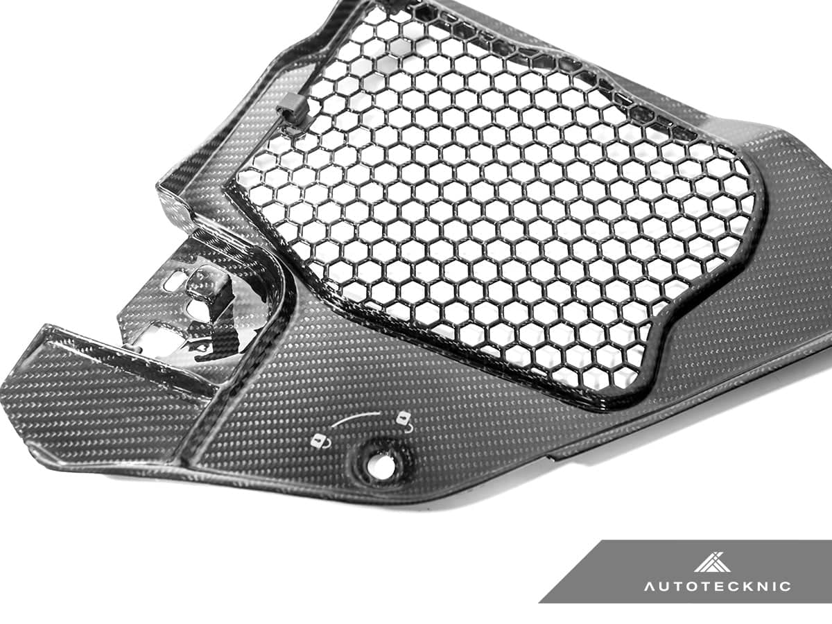 Kies-Motorsports AutoTecknic USA AutoTecknic Dry Carbon Engine Cowl Panel Trim Set - G29 Z4 Gloss Finish / G29 Z4 / Left Hand Drive