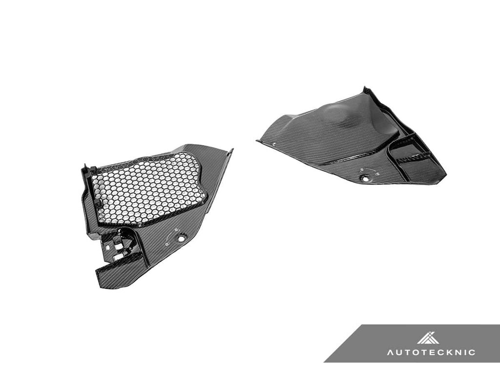 Kies-Motorsports AutoTecknic USA AutoTecknic Dry Carbon Engine Cowl Panel Trim Set - G29 Z4 Gloss Finish / G29 Z4 / Left Hand Drive