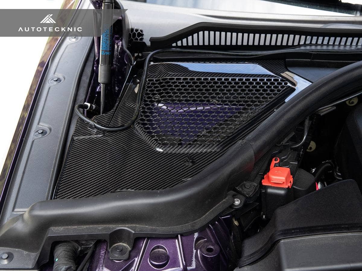 Kies-Motorsports AutoTecknic USA AutoTecknic Dry Carbon Engine Cowl Panel Trim Set - G42 M240I | G20 M340I