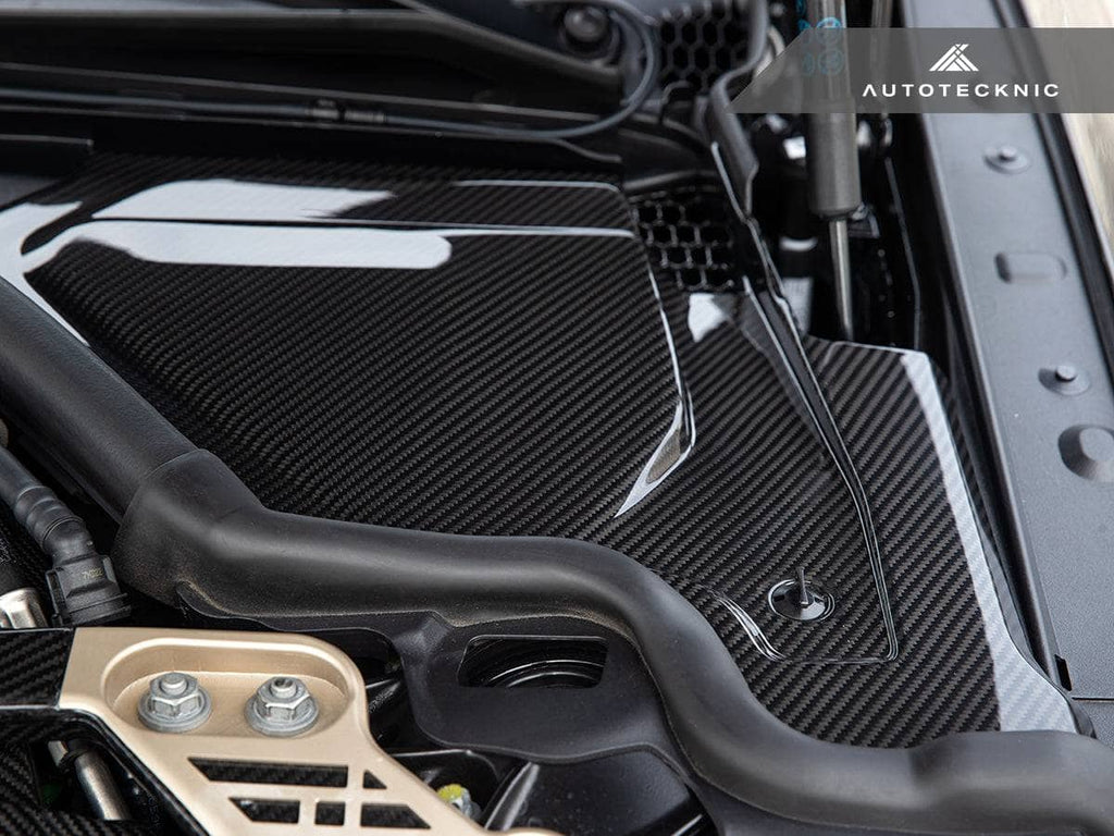 Kies-Motorsports AutoTecknic USA AutoTecknic Dry Carbon Engine Cowl Panel Trim Set - G87 M2 | G80 M3 | G82/ G83 M4
