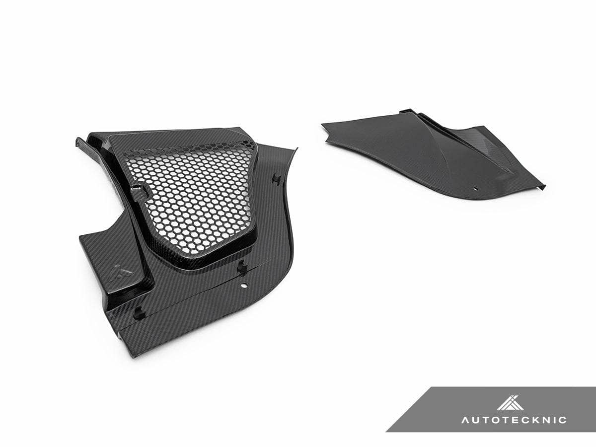 Kies-Motorsports AutoTecknic USA AutoTecknic Dry Carbon Engine Cowl Panel Trim Set - G90/ G99 M5