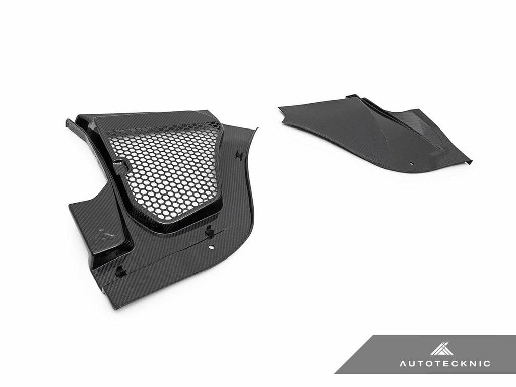 Kies-Motorsports AutoTecknic USA AutoTecknic Dry Carbon Engine Cowl Panel Trim Set - G90/ G99 M5