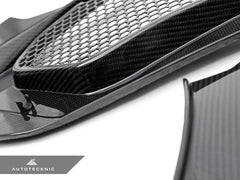 Kies-Motorsports AutoTecknic USA AutoTecknic Dry Carbon Engine Cowl Panel Trim Set - G90/ G99 M5