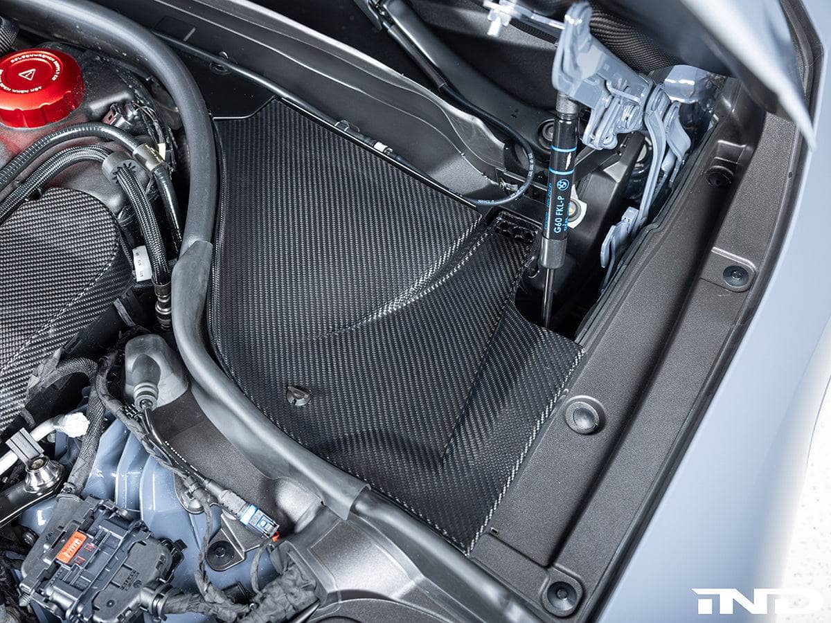 Kies-Motorsports AutoTecknic USA AutoTecknic Dry Carbon Engine Cowl Panel Trim Set - G90/ G99 M5
