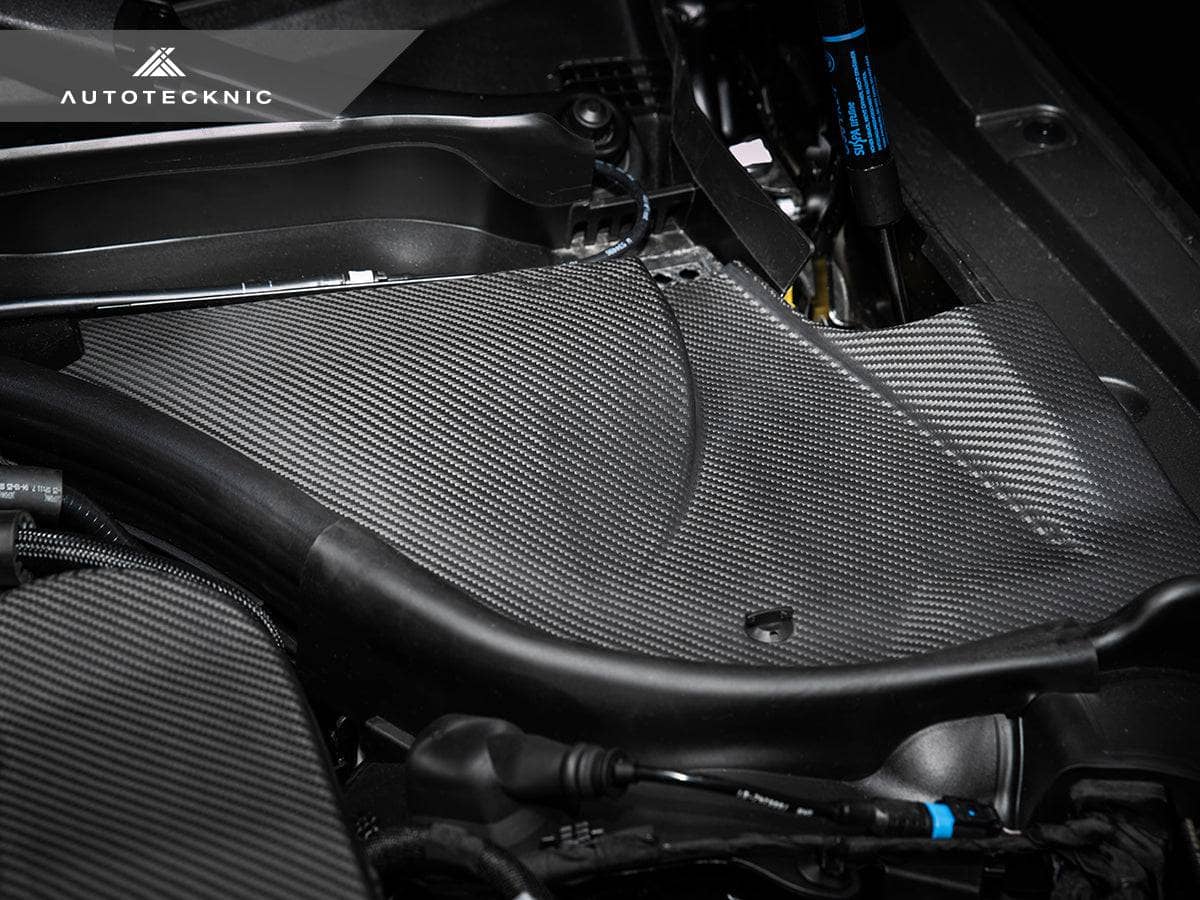 Kies-Motorsports AutoTecknic USA AutoTecknic Dry Carbon Engine Cowl Panel Trim Set - G90/ G99 M5