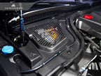 Kies-Motorsports AutoTecknic USA AutoTecknic Dry Carbon Engine Cowl Panel Trim Set - G90/ G99 M5 Satin Finish / G90 M5 Sedan / Left Hand Drive