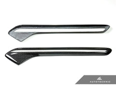 Kies-Motorsports AutoTecknic USA AutoTecknic Dry Carbon Fender Light Trim Set - F06 M6 Gran-Coupe | F12 M6 Cabrio | F13 M6 Coupe