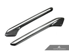 Kies-Motorsports AutoTecknic USA AutoTecknic Dry Carbon Fender Light Trim Set - F06 M6 Gran-Coupe | F12 M6 Cabrio | F13 M6 Coupe
