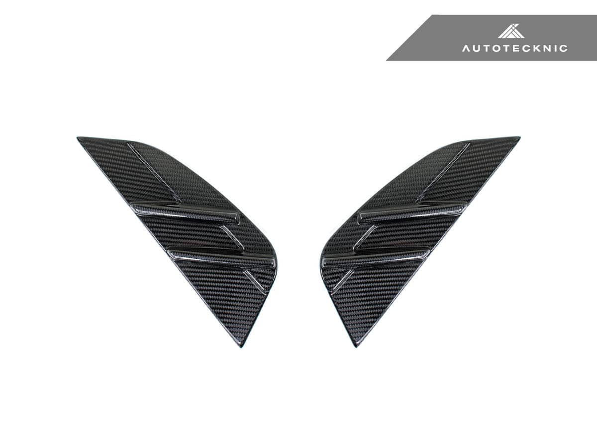 Kies-Motorsports AutoTecknic USA AutoTecknic Dry Carbon Fender Side Marker Set - G80 M3 Main image