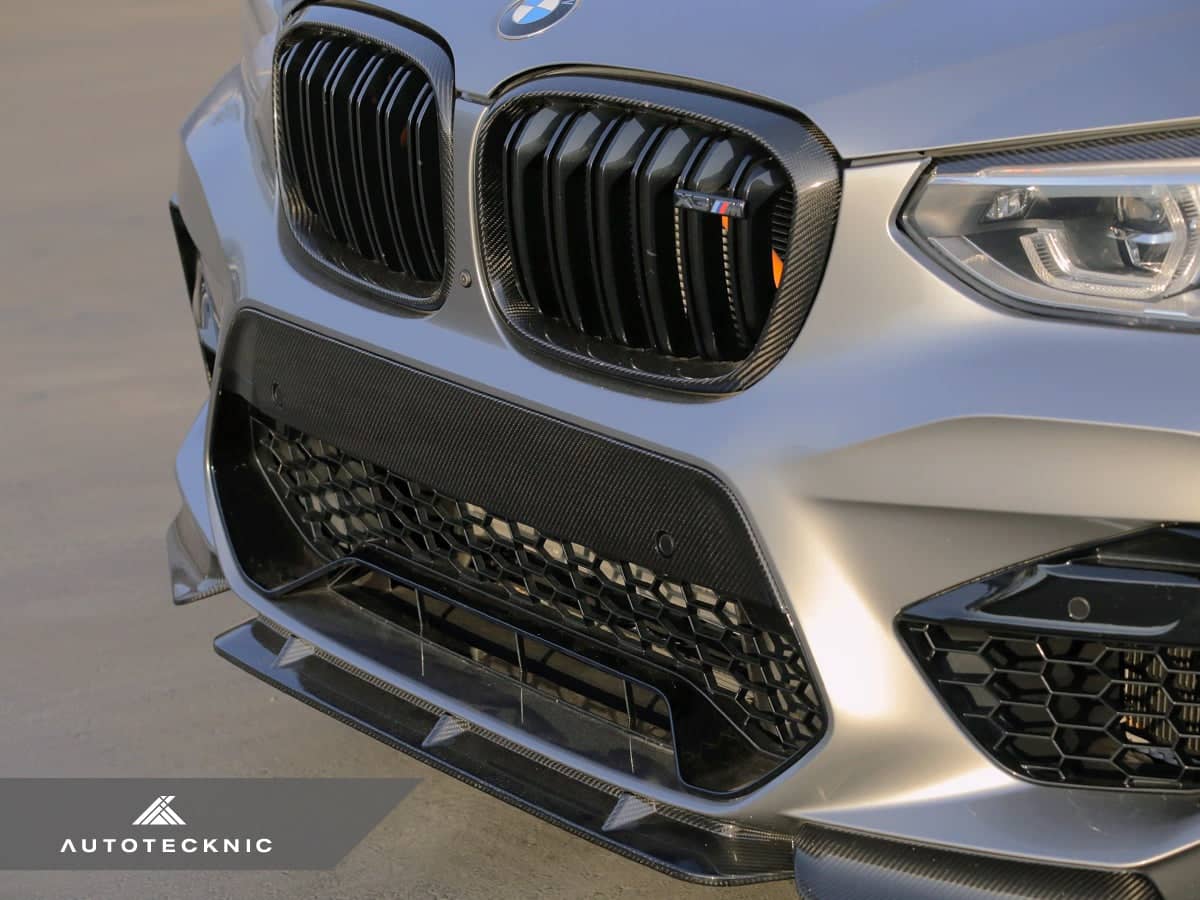 Kies-Motorsports AutoTecknic USA AutoTecknic Dry Carbon Fiber Bumper Trim - F97 X3M | F98 X4M Pre-LCI