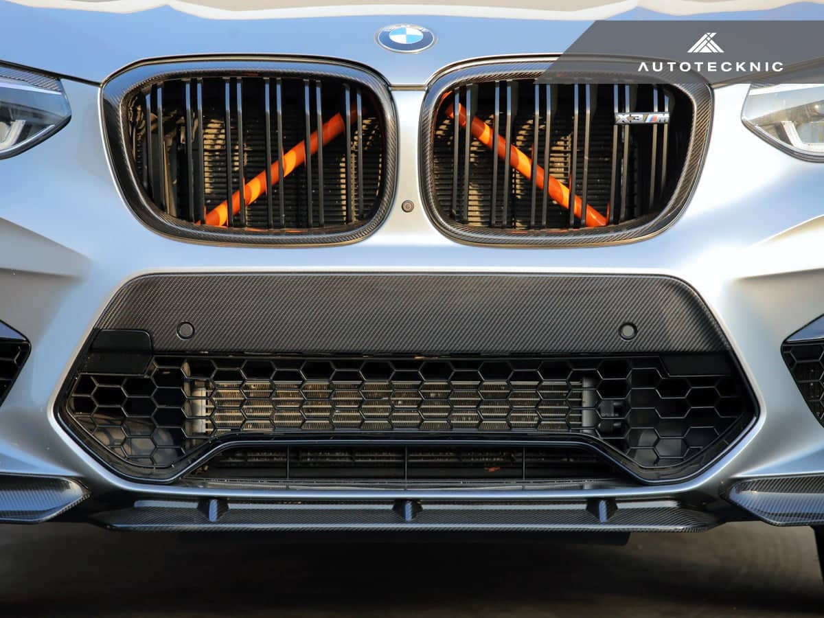 Kies-Motorsports AutoTecknic USA AutoTecknic Dry Carbon Fiber Bumper Trim - F97 X3M | F98 X4M Pre-LCI