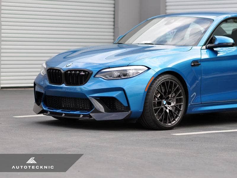 Kies-Motorsports AutoTecknic USA AutoTecknic Dry Carbon Fiber Center Front Lip - F87 M2 Competition