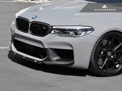 Kies-Motorsports AutoTecknic USA AutoTecknic Dry Carbon Fiber Center Front Lip - F90 M5 | F90 M5 Competition Pre-LCI