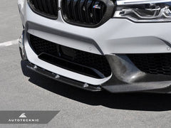 Kies-Motorsports AutoTecknic USA AutoTecknic Dry Carbon Fiber Center Front Lip - F90 M5 | F90 M5 Competition Pre-LCI