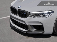 Kies-Motorsports AutoTecknic USA AutoTecknic Dry Carbon Fiber Center Front Lip - F90 M5 | F90 M5 Competition Pre-LCI