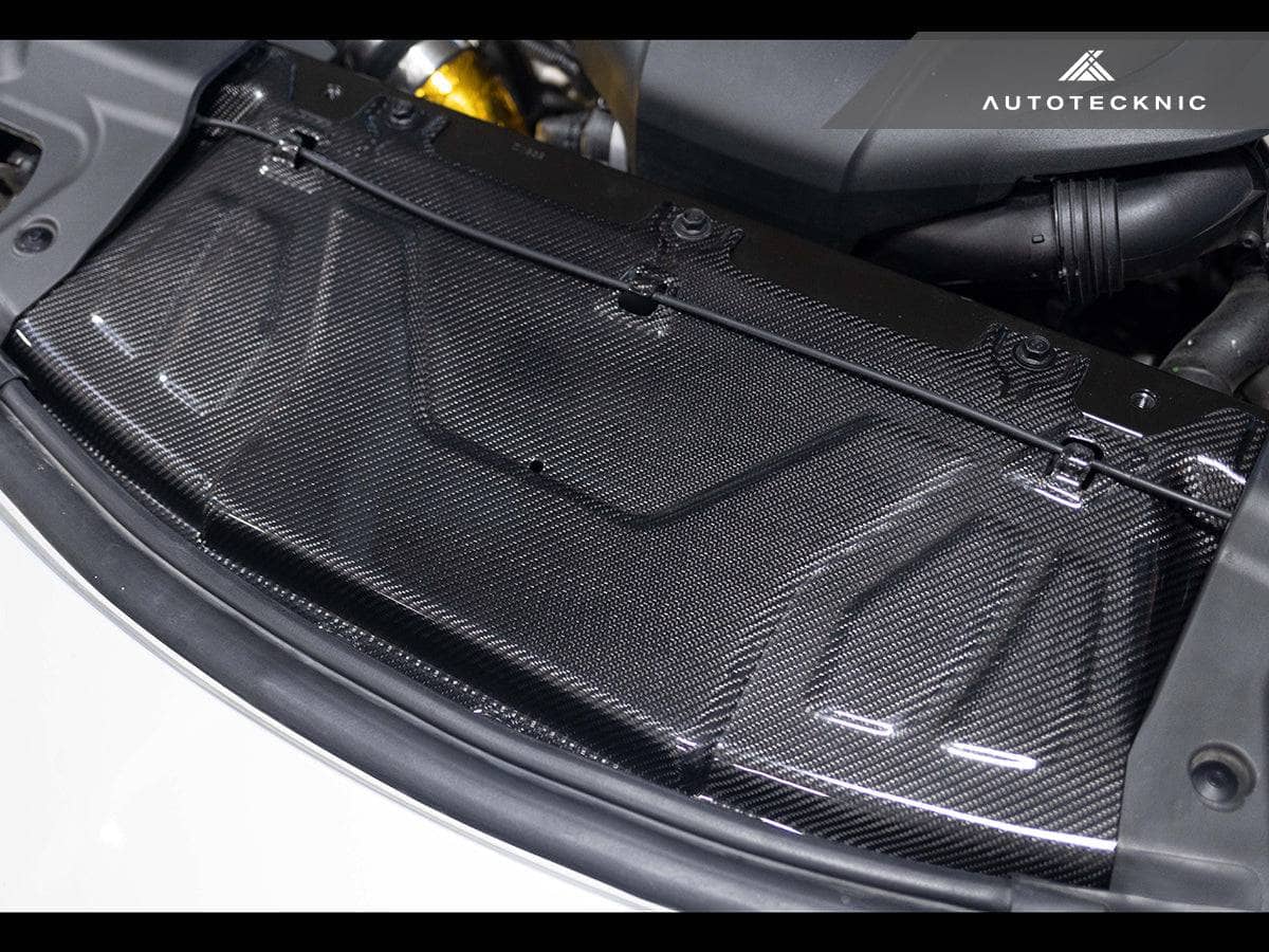 Kies-Motorsports AutoTecknic USA AutoTecknic Dry Carbon Fiber Cooling Shroud - A90 Supra