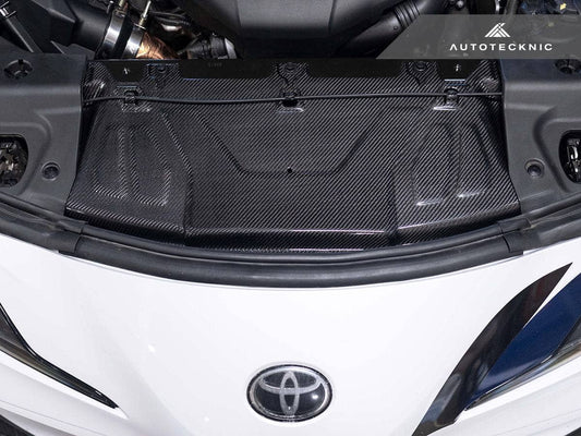 Kies-Motorsports AutoTecknic USA AutoTecknic Dry Carbon Fiber Cooling Shroud - A90 Supra