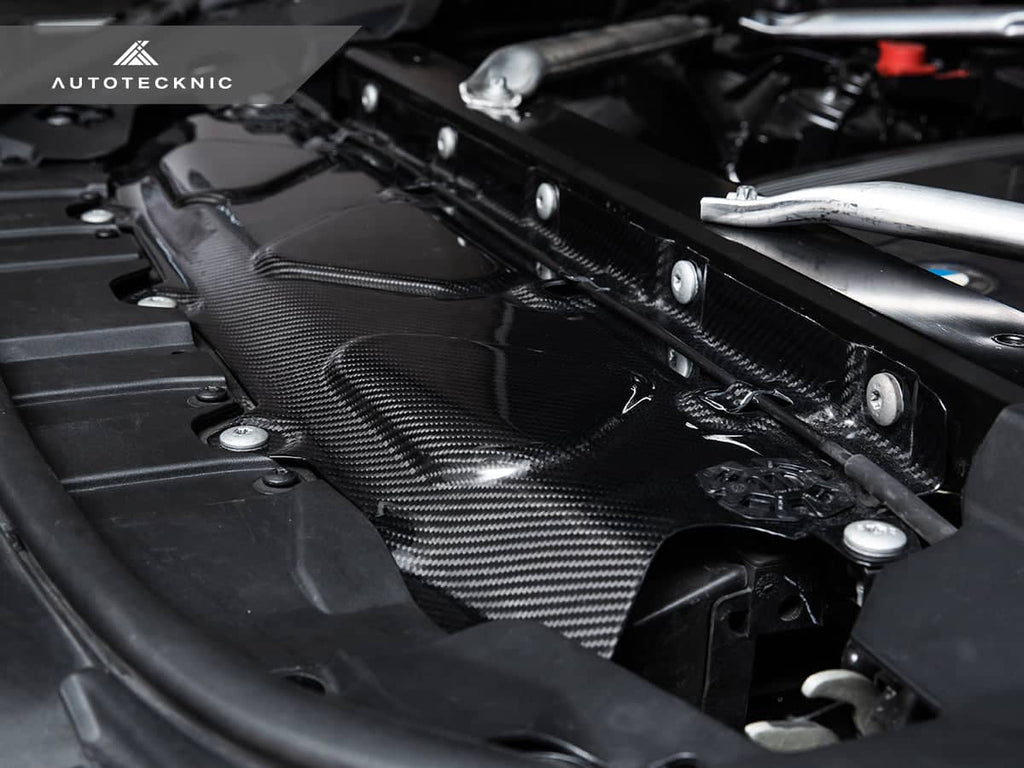 Kies-Motorsports AutoTecknic USA AutoTecknic Dry Carbon Fiber Cooling Shroud - F95 X5M | F96 X6M | G09 XM