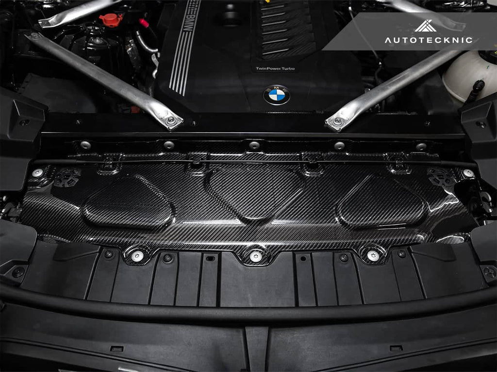 Kies-Motorsports AutoTecknic USA AutoTecknic Dry Carbon Fiber Cooling Shroud - F95 X5M | F96 X6M | G09 XM