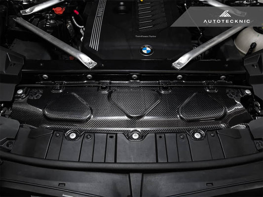 Kies-Motorsports AutoTecknic USA AutoTecknic Dry Carbon Fiber Cooling Shroud - F95 X5M | F96 X6M | G09 XM