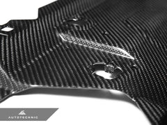 Kies-Motorsports AutoTecknic USA AutoTecknic Dry Carbon Fiber Cooling Shroud - G01 X3 | G02 X4