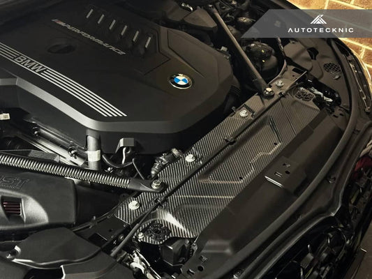 Kies-Motorsports AutoTecknic USA AutoTecknic Dry Carbon Fiber Cooling Shroud - G20 3-Series
