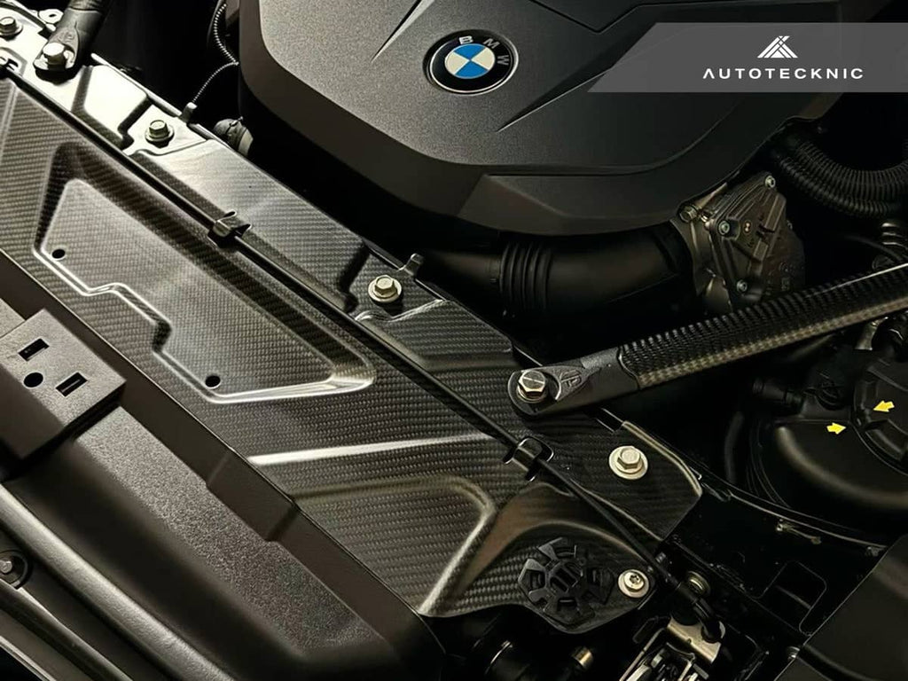 Kies-Motorsports AutoTecknic USA AutoTecknic Dry Carbon Fiber Cooling Shroud - G42 2-Series