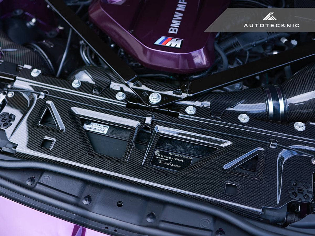 Kies-Motorsports AutoTecknic USA AutoTecknic Dry Carbon Fiber Cooling Shroud - G80 M3 | G82/ G83 M4