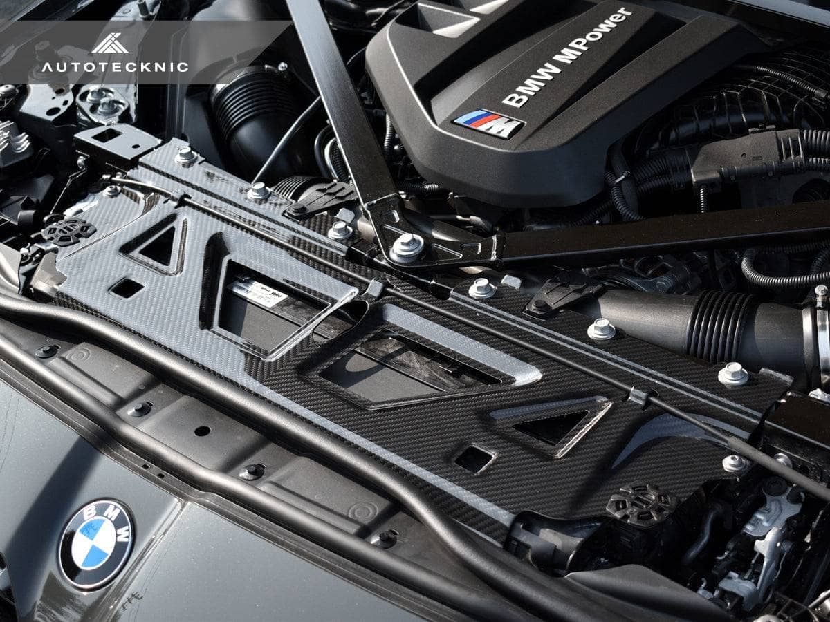 Kies-Motorsports AutoTecknic USA AutoTecknic Dry Carbon Fiber Cooling Shroud - G80 M3 | G82/ G83 M4