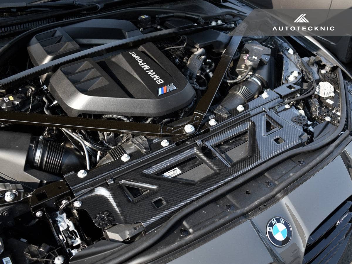 Kies-Motorsports AutoTecknic USA AutoTecknic Dry Carbon Fiber Cooling Shroud - G80 M3 | G82/ G83 M4