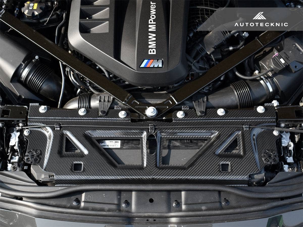Kies-Motorsports AutoTecknic USA AutoTecknic Dry Carbon Fiber Cooling Shroud - G80 M3 | G82/ G83 M4