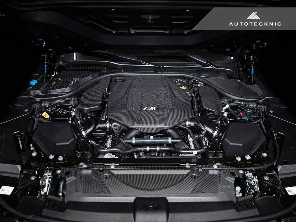 Kies-Motorsports AutoTecknic USA AutoTecknic Dry Carbon Fiber Crosslink Cooling Shroud - G90/ G99 M5