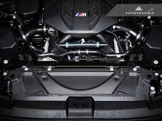 Kies-Motorsports AutoTecknic USA AutoTecknic Dry Carbon Fiber Crosslink Cooling Shroud - G90/ G99 M5