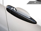 Kies-Motorsports AutoTecknic USA AutoTecknic Dry Carbon Fiber Door Handle Trims - BMW E90/ E92/ E93 M3