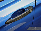 Kies-Motorsports AutoTecknic USA AutoTecknic Dry Carbon Fiber Door Handle Trims - BMW E90/ E92/ E93 M3