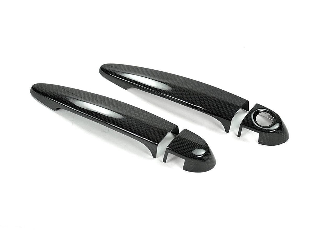 Kies-Motorsports AutoTecknic USA AutoTecknic Dry Carbon Fiber Door Handle Trims - BMW F20/ F21 1-Series