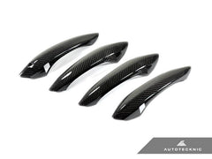 Kies-Motorsports AutoTecknic USA AutoTecknic Dry Carbon Fiber Door Handle Trims - F10 5-Series | F06/ F12/ F13 6-Series | F01 7-Series