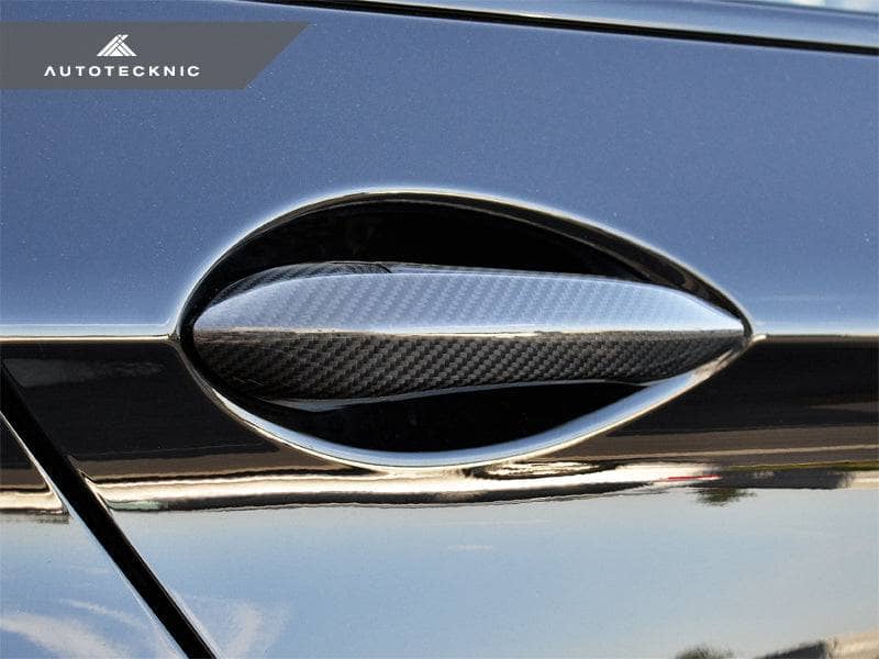 AutoTecknic Dry Carbon Fiber Door Handle Trims - BMW F10 5-Series | F06/ F12/ F13 6-Series | F01 7-Series Secondary image