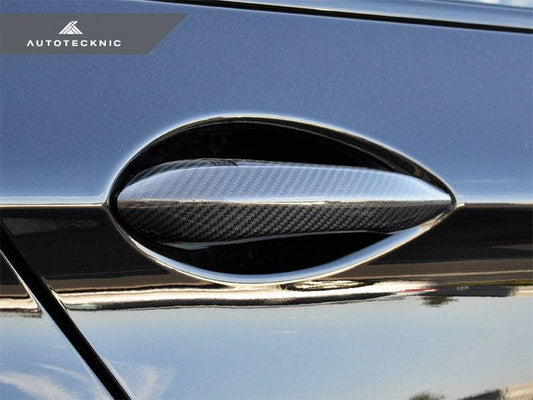 Kies-Motorsports AutoTecknic USA AutoTecknic Dry Carbon Fiber Door Handle Trims - F10 5-Series | F06/ F12/ F13 6-Series | F01 7-Series
